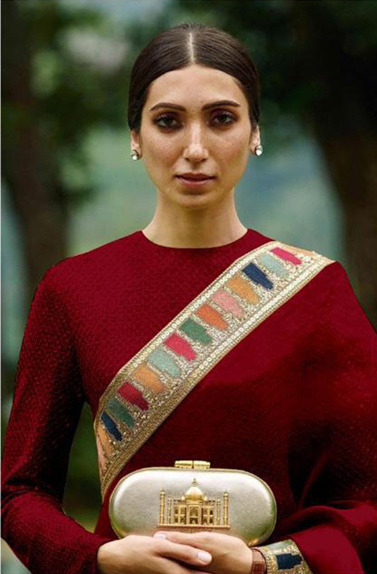 Maroon Color Heavy Faux Georgette With Sequence Work Churidar Salwar Suit - Joshindia