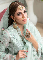 Pista Heavy Butteryfly Net With Moti Work Straight Salwar Suit - Joshindia