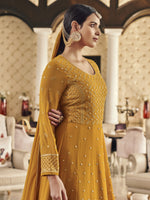 Yellow Color long Anarkali Salwar Suit - Joshindia