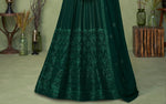 Green Color Heavy Sequence Work Anarkali Salwar Suit - Joshindia