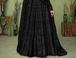 Black Color Heavy Sequence Work Anarkali Salwar Suit - Joshindia