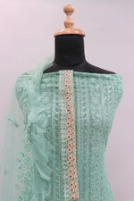 Pista Color Faux Georgette With Sequence Work Straight Salwar Suit - Joshindia