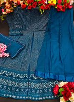 TrendingTurquoise ColorDesigner Long Gown For Best Looks - Joshindia