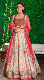 Buy Multi Colour Lehenga for Women Online from Joshindia - Joshindia