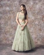 Beautiful Light green designer lehenga Choli for Classy looks buy It now - Joshindia