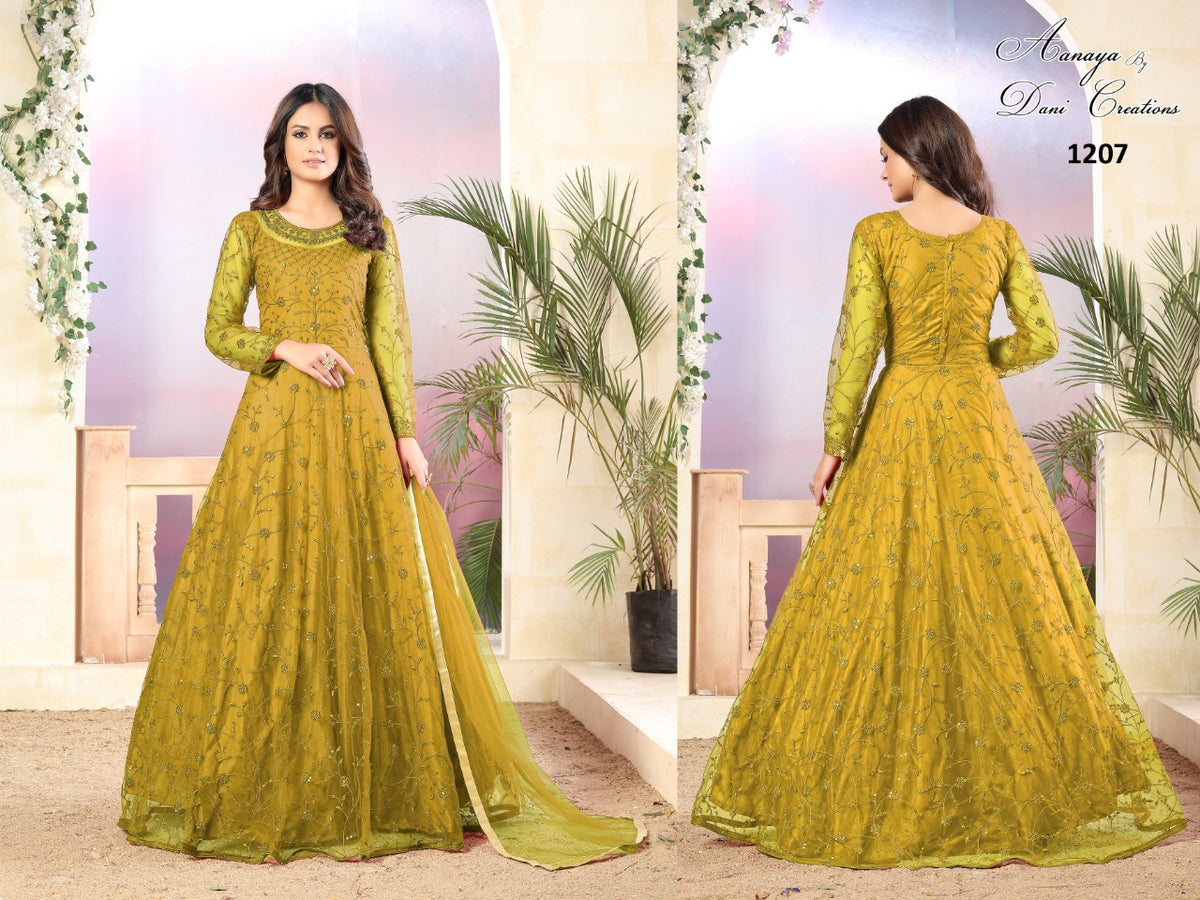 Buy designer long gown online colors available-josh - Joshindia