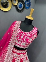 Pink color trendy designer lehenga choli at affordable price - Joshindia