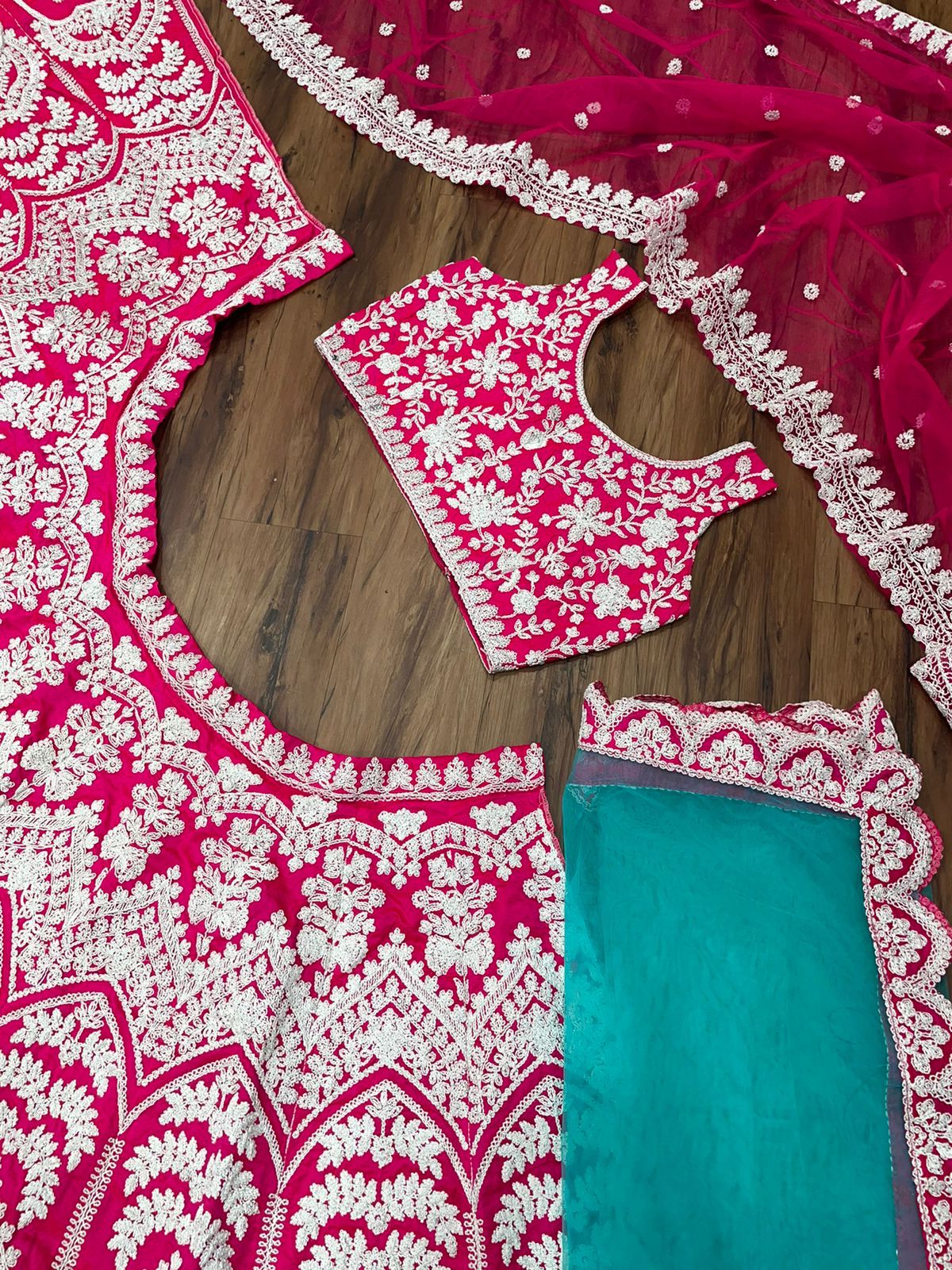 Pink color trendy designer lehenga choli at affordable price - Joshindia