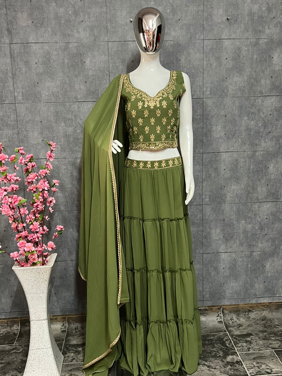 Trending ruffle lehenga choli buy now colors availble - Joshindia