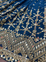 Wedding special blue color lehenga choli for stylish looks - Joshindia