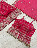Beautiful dark pink peplum style designer outfits buy now - Joshindia