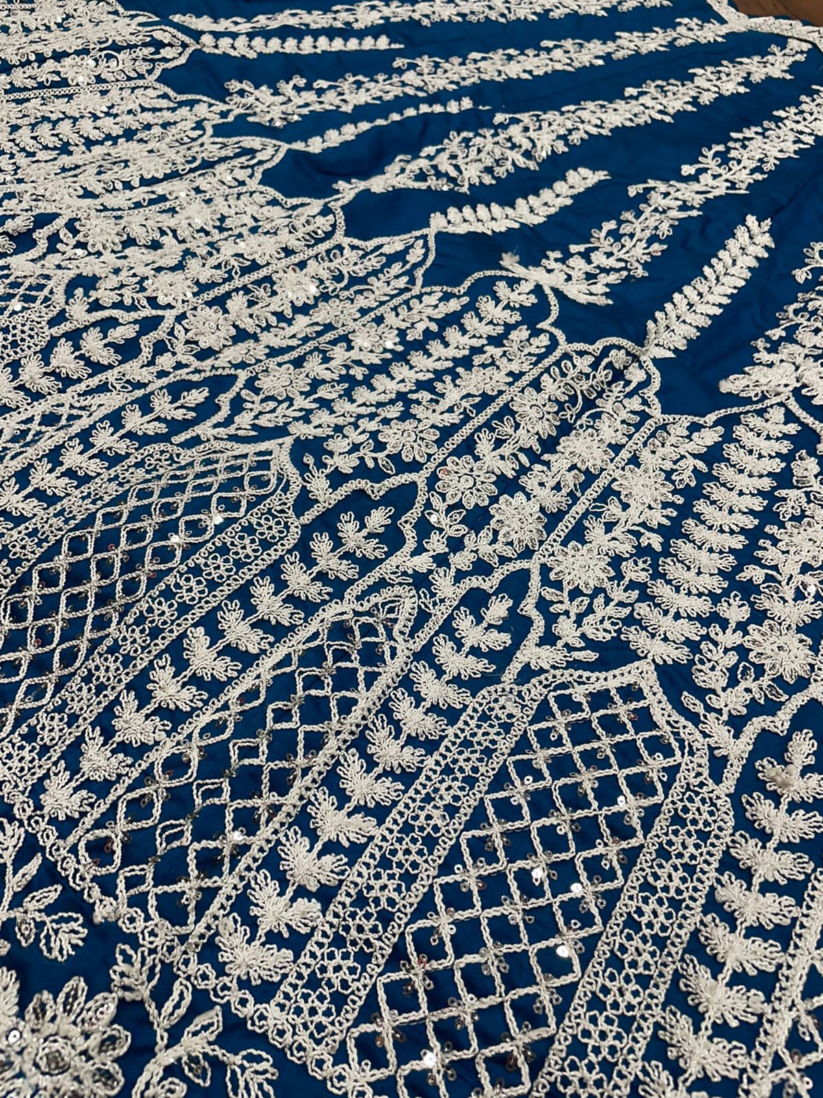 Buy Trendy Blue Lehenga Choli Online in India - Joshindia