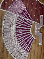 Buy Latest Purple Color Lehenga Choli Online - Joshindia