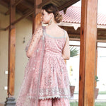 Peach color trendy kurta set buy now - Joshindia