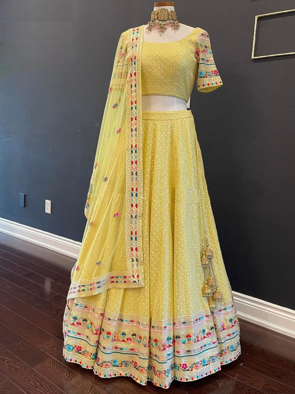 New Designer Lehenga CholiIn Yellow Color Buy Now - Joshindia