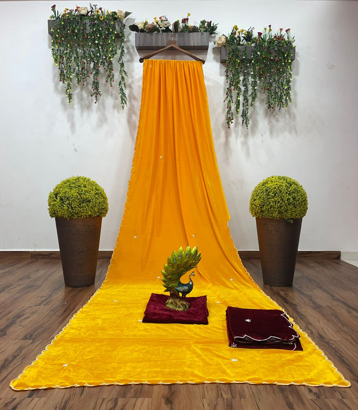 Heavy Designer Saree For Wedding And Reception - Joshindia