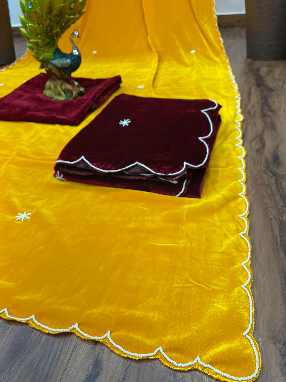 Heavy Designer Saree For Wedding And Reception - Joshindia