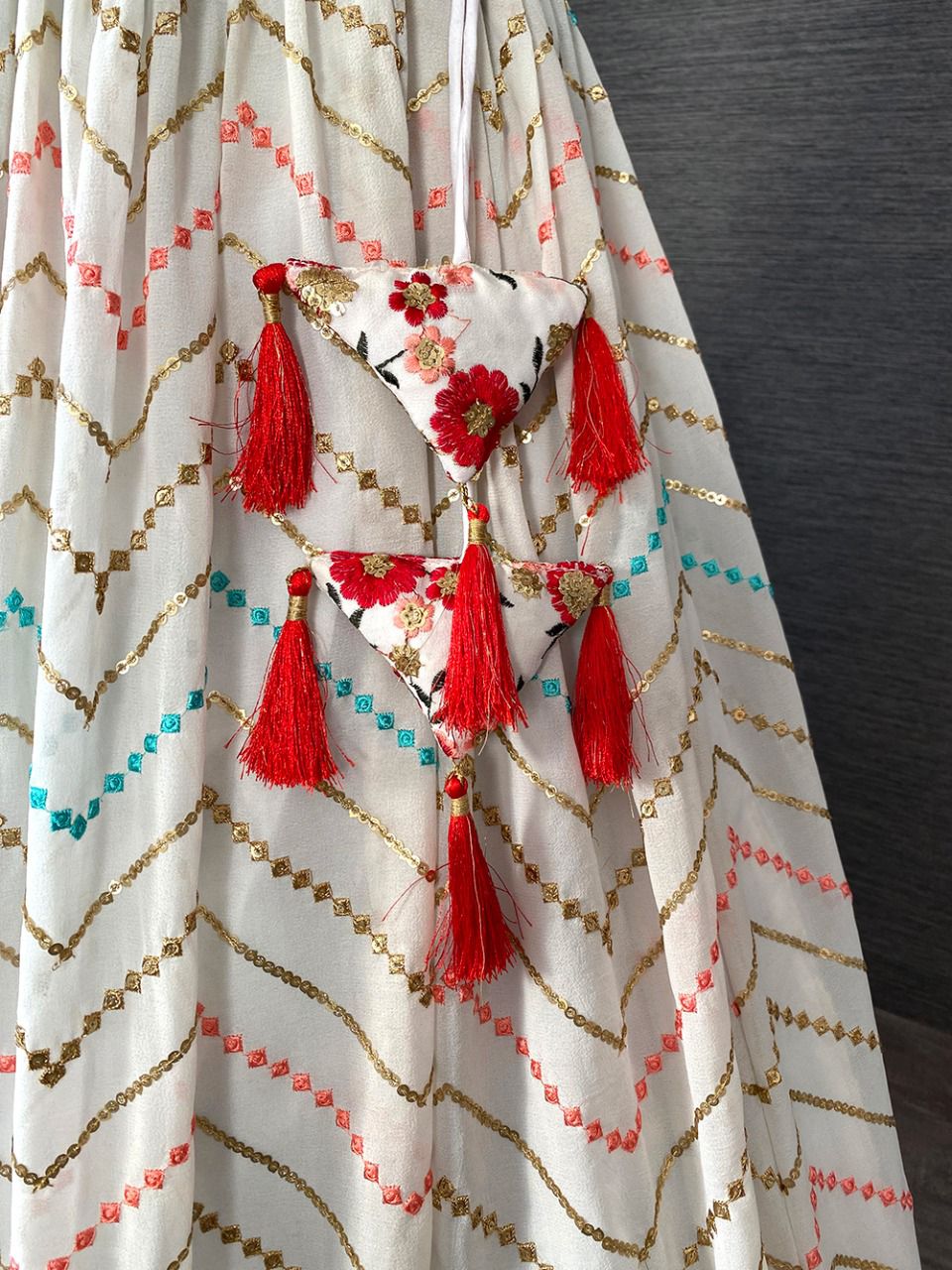 Beautiful White Color Designer Lehenga Choli For Rich Look - Joshindia