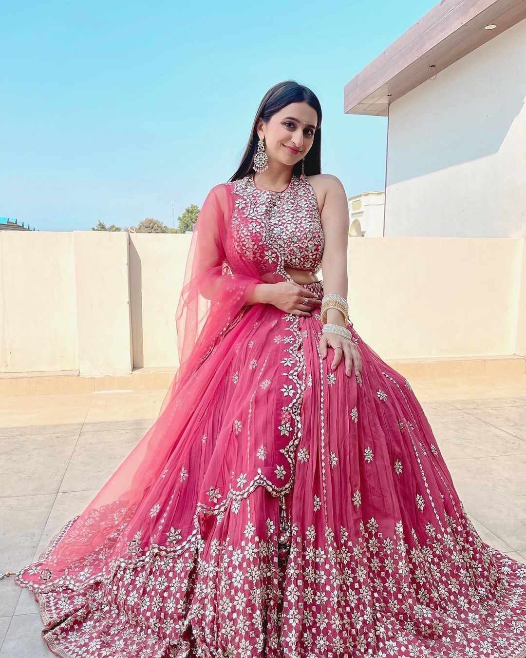 Latest Pink Color Designer Lehenga Choli At Affordable Price - Joshindia