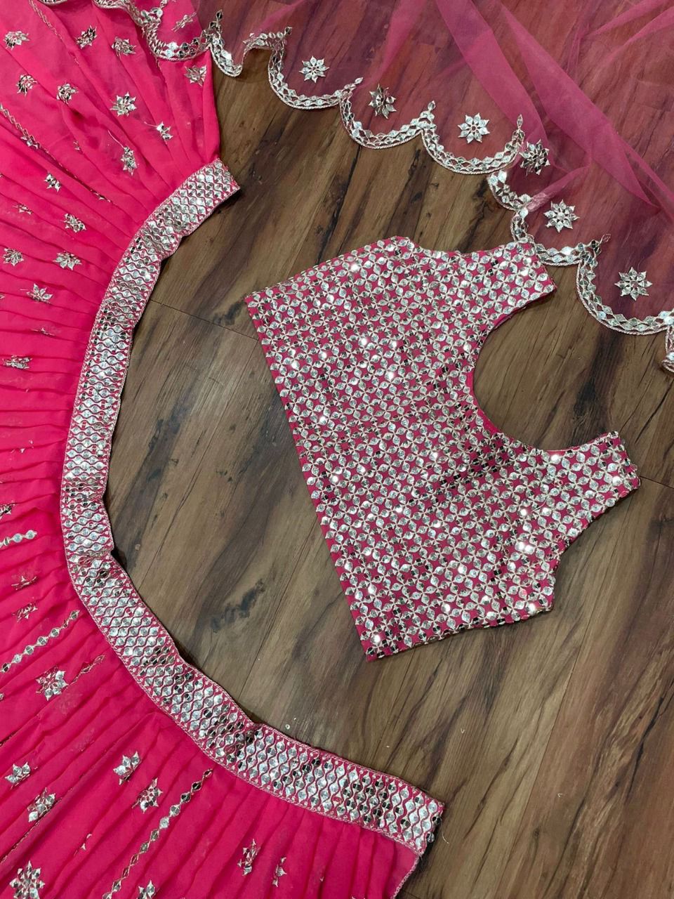 Latest Pink Color Designer Lehenga Choli At Affordable Price - Joshindia