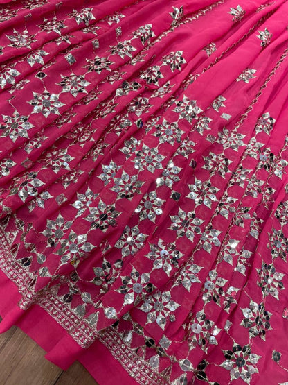Latest Pink Color Designer Lehenga Choli At Affordable Price