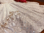 Trending White Color Mirror Work Lehenga Choli At Affordable Price - Joshindia