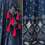 Latest navy blue color designer lehenga choli buy online - Joshindia