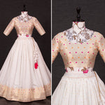 Buy Trendy White Lehenga Choli Online in India - Joshindia
