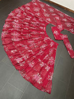 Buy Red Color Floral Lehenga online at Best Prices in India - Joshindia