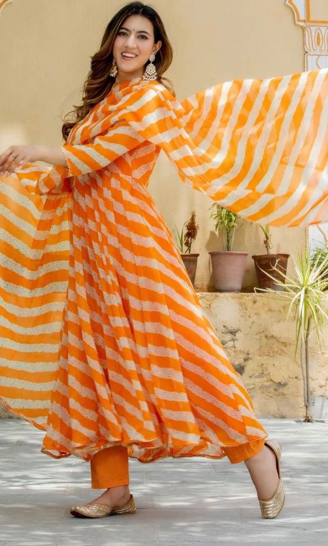 Orange Color Heavy Designer Salwar Suit Buy Now - Joshindia