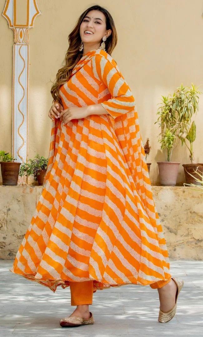 Orange Color Heavy Designer Salwar Suit Buy Now - Joshindia