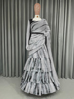 Black Ready to wear Saree - Joshindia