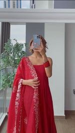 Red Color Heavy Designer Salwar Suit Buy Now - Joshindia