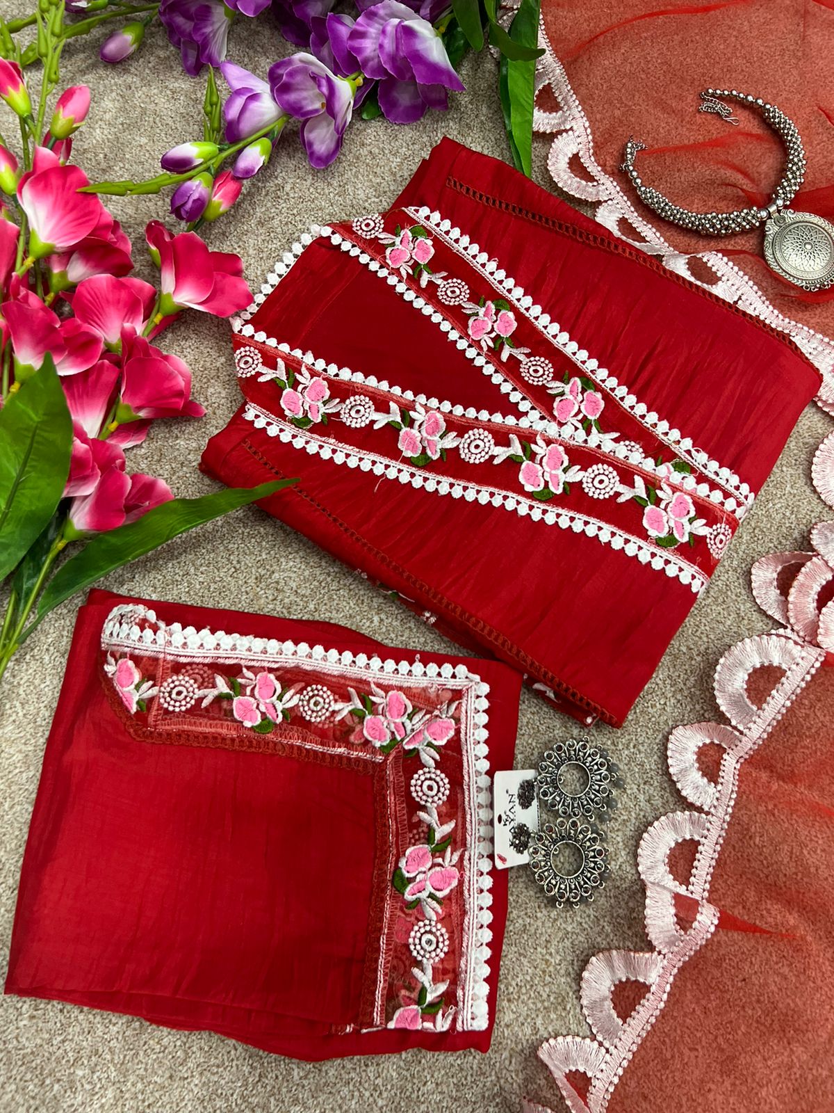 Red Color Designer Kurti Buy Now - Joshindia