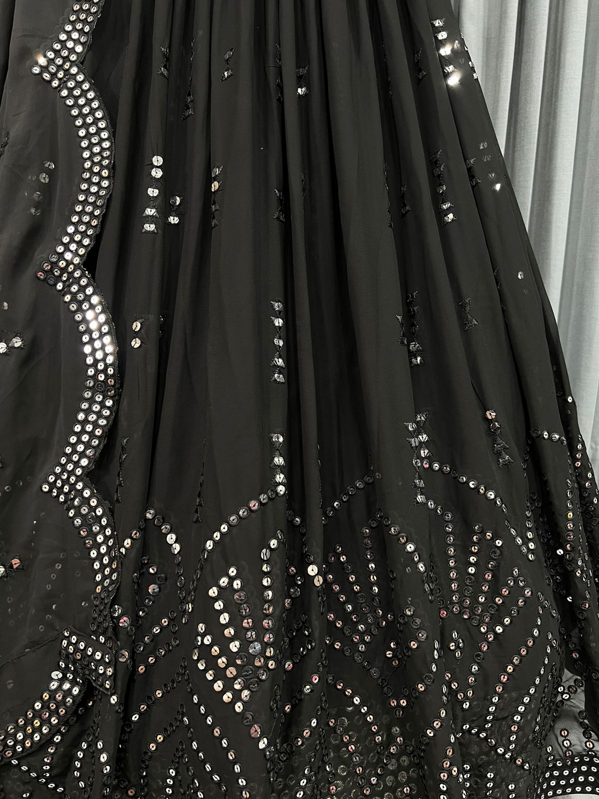 Latest black Color Sequence Designer lehenga Choli Collection - Joshindia