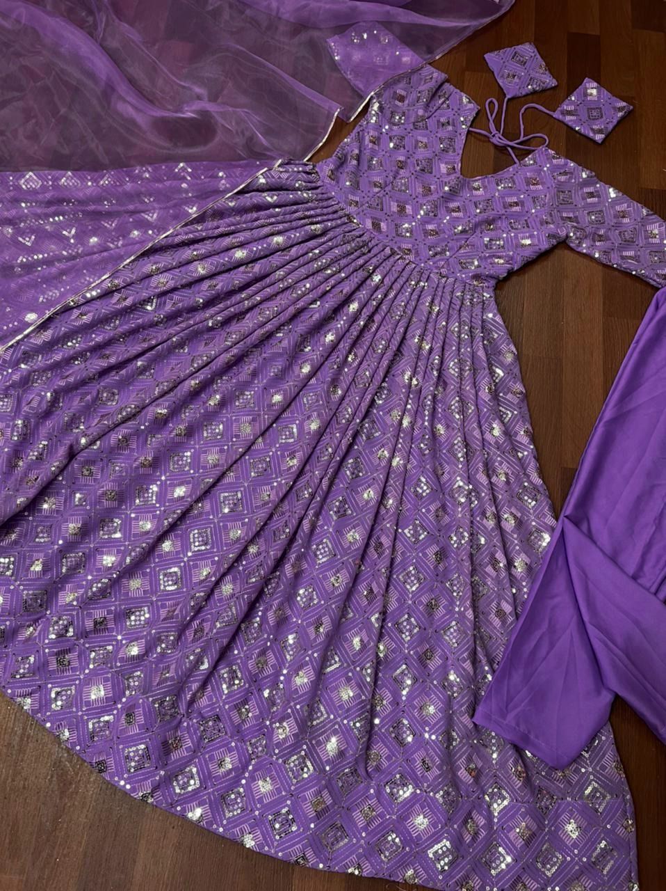 Purple Color Heavy Designer Salwar Suit Buy Now - Joshindia