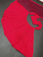 navratri red chaniya choli for women latest design - Joshindia - Joshindia