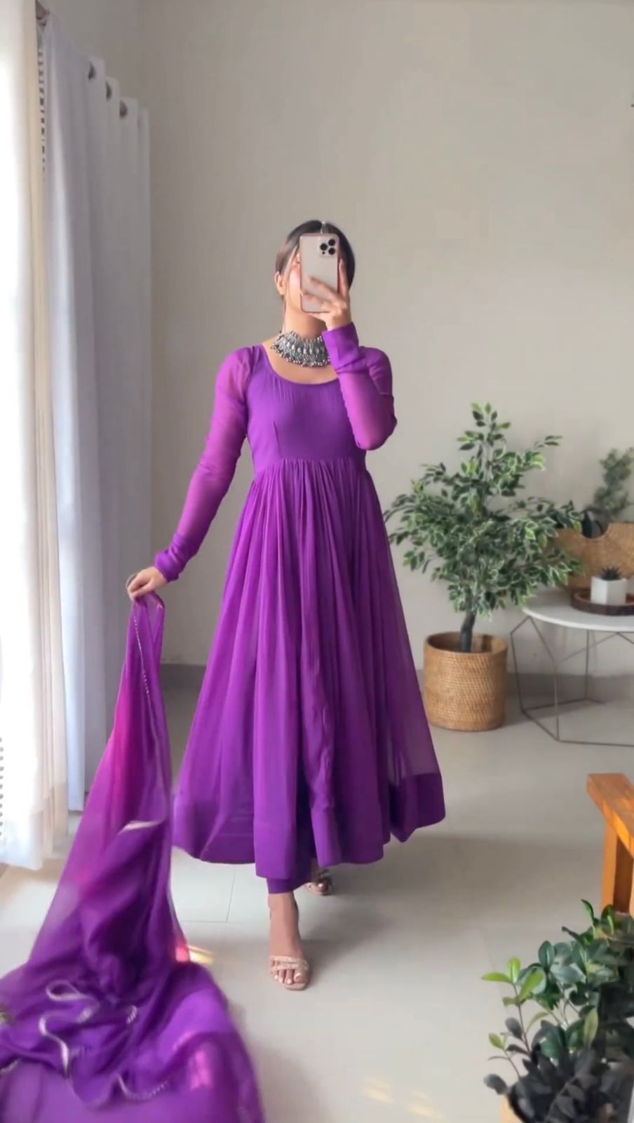 This weddingsession wear the party look full flair kurti pant - Joshindia
