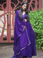 Buy Purple Lehenga online in India At Affordable Rate - Joshindia