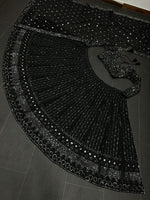 Trending black color designer lehenga choli for stylish look buy now - Joshindia