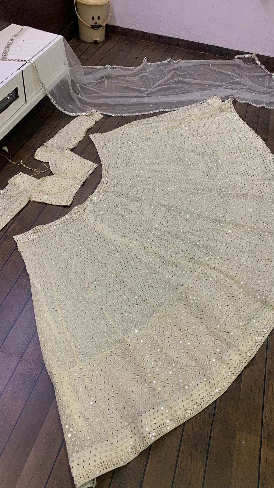 Buy White color designer georgette lehenga choli - Joshindia