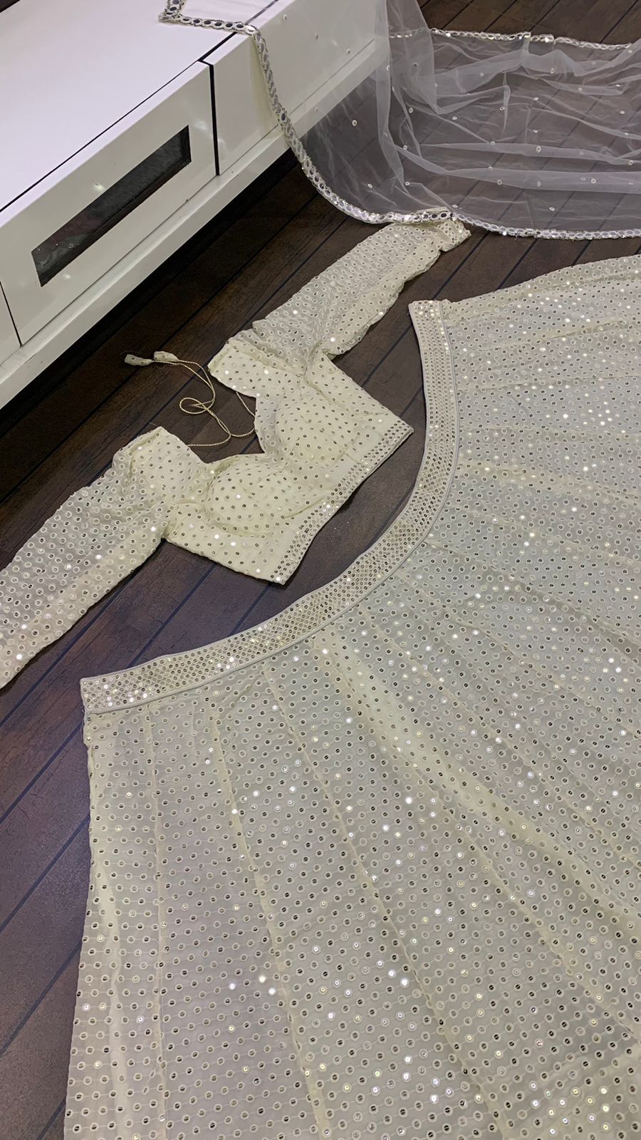 Buy White color designer georgette lehenga choli - Joshindia