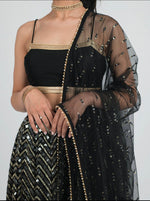 Latest Black Color Designer Lehenga Choli At Affordable Price - Joshindia