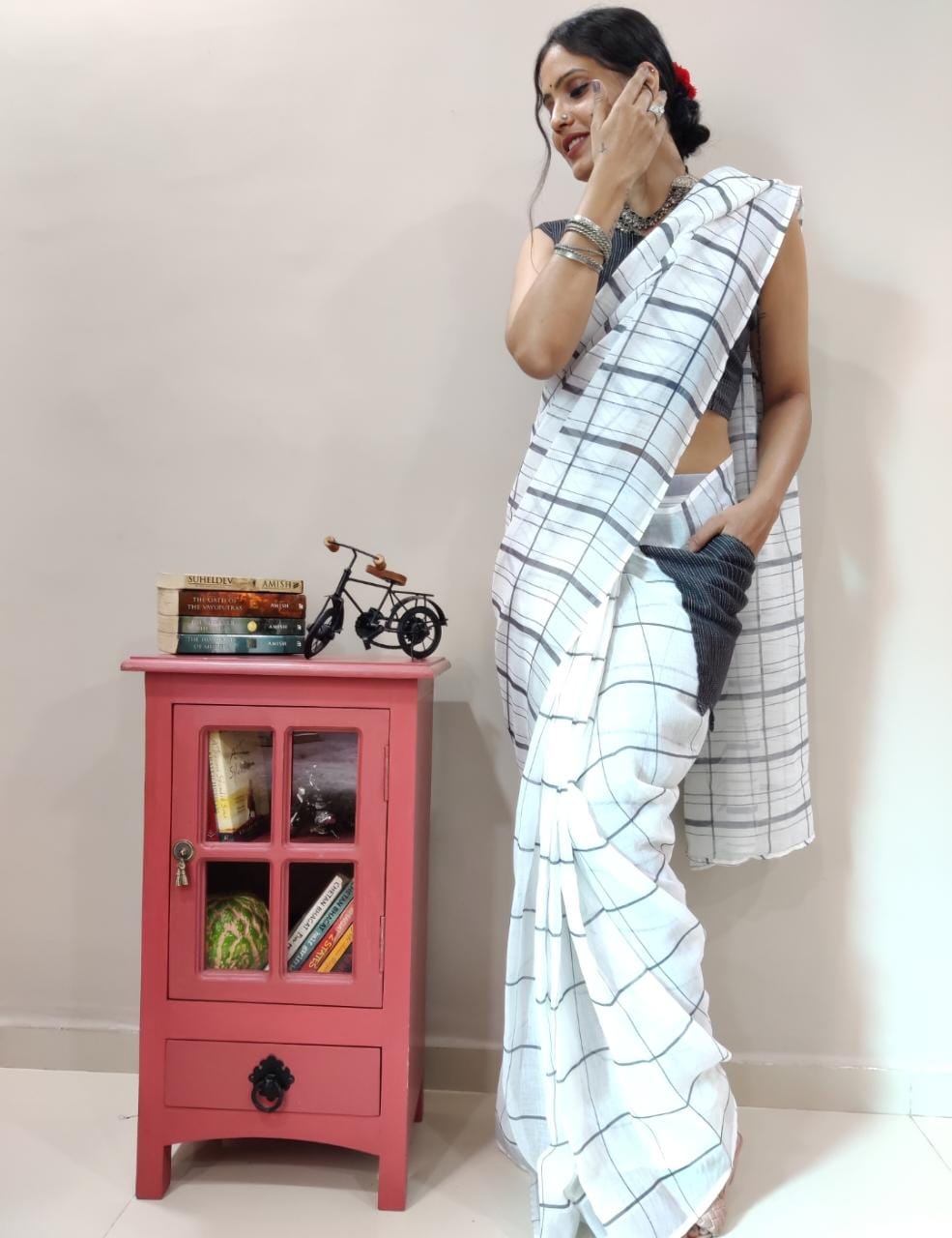 1 MIN SAREE FOR FAREWELL PARTY IN COLLEGE - Joshindia