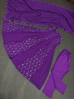 Purple Color Heavy Designer Salwarsuit Buy Online - Joshindia