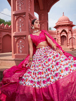 PINK COLOR PRINTED LEHENGA CHOLI BUY NOW - Joshindia