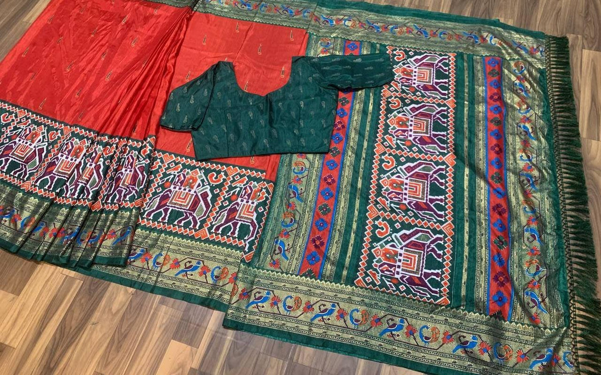 Ready to Wear Sarees/ Prestitched Pleated Sarees Online at Joshindia - Joshindia