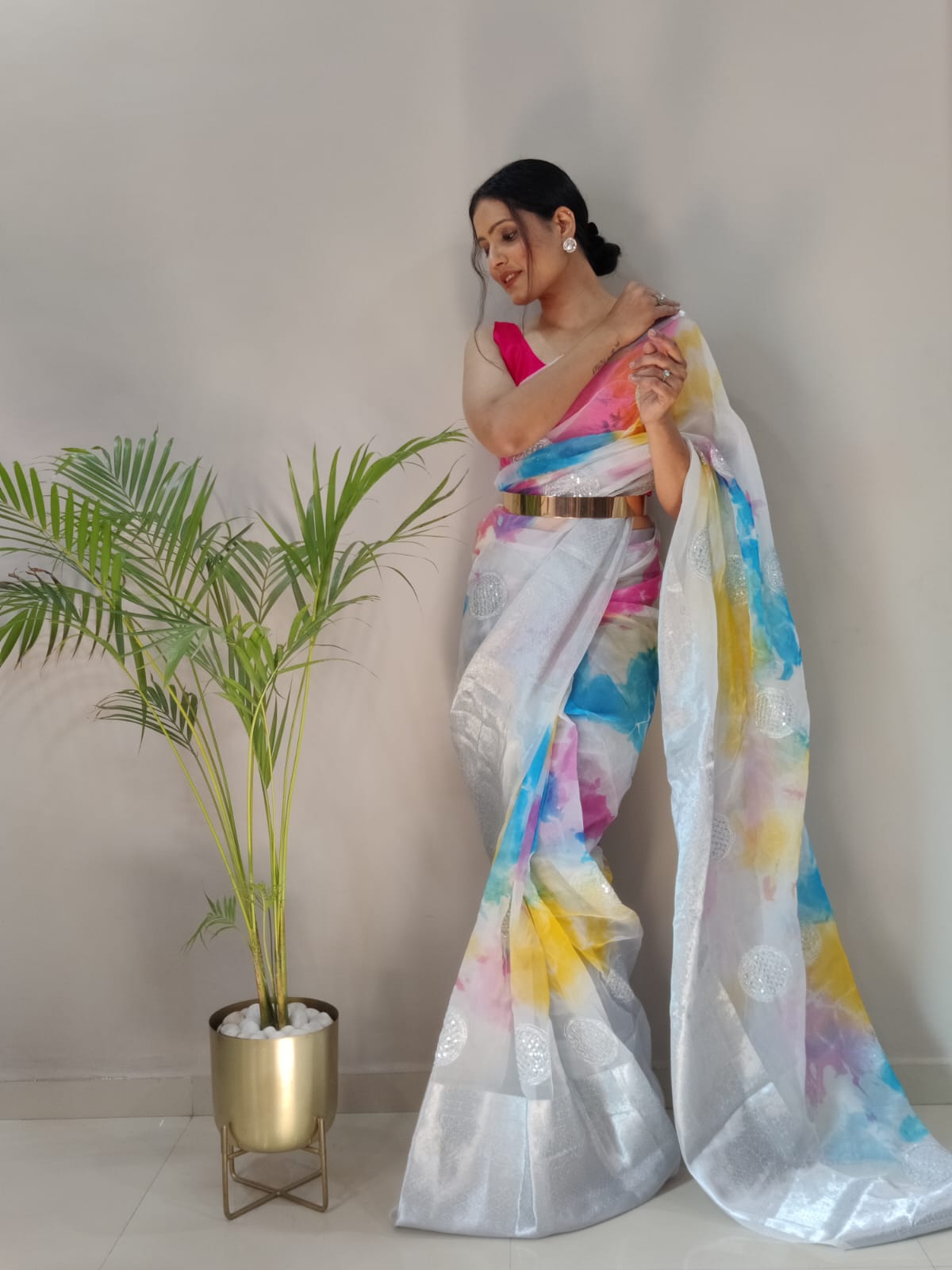 Buy Stitched saree online at best prices in India - Joshindia