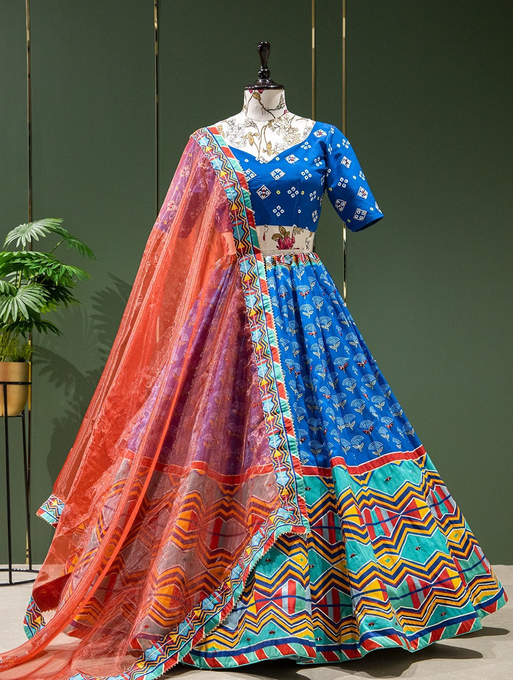 Blue Color Designer Silk Lehenga Choli At Best Price - Joshindia