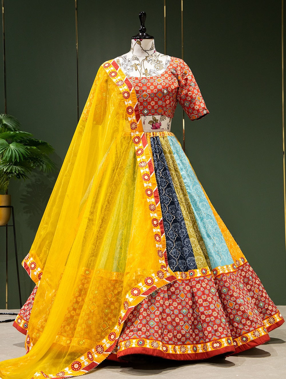 Buy Trendy Designer Multi Color Lehenga Choli Online in India - Joshindia